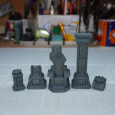 Picture of print of Dwarven Ruins Deco (pre-supported)