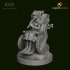 Dungeons and Diversity Elf Bard Wheelchair figure from Strata Miniatures image