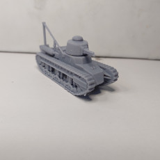 Picture of print of Renault D1 Tank with pilot - 28mm