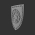 Targaryen shield - Daemon Targaryen shield image