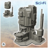 Sci-Fi industrial structure with chimney and energy blocks (17) - Future Sci-Fi SF Infinity Terrain Tabletop Scifi image