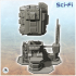 Sci-Fi industrial structure with chimney and energy blocks (17) - Future Sci-Fi SF Infinity Terrain Tabletop Scifi image