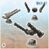 Swivel firing platform with double cannons (4) - Future Sci-Fi SF Infinity Terrain Tabletop Scifi image