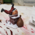 Chimney Santa Miniature - Pre-Supported print image