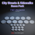 City Streets & Sidewalks Bases Pack (1", 2", Pre-Supported) image