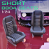SHORT SEAT BB04 FOR DIECAST AND MODELKITS 1-24TH image