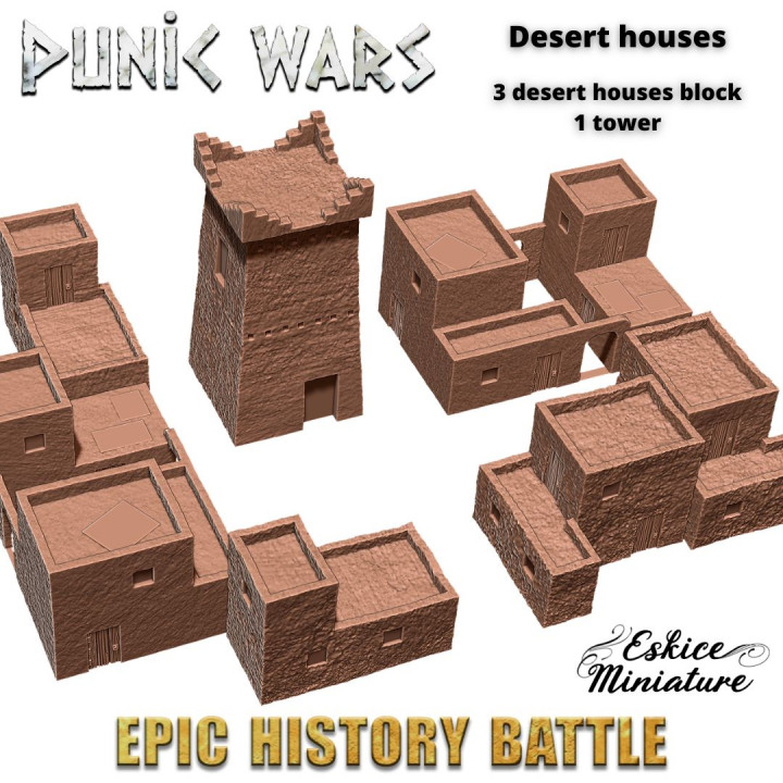 Desert houses - 15mm Epic History Battle's Cover