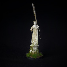 Picture of print of Dark Realms - Evergreen Wilds - Elven Statues