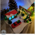 CHRISTMAS VILLAGE - 1/64 SCALE - HOT WHEELS COMPATIBLE!!! image