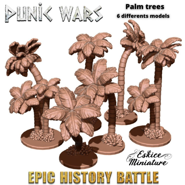 Palm trees - 15mm for Epic History Battle's Cover