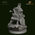 Dungeons and Diversity Half Elf Ranger Wheelchair figure from Strata Miniatures image