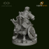 Dungeons and Diversity Human Bard 'B' version Wheelchair figure from Strata Miniatures image