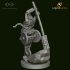 Dungeons and Diversity Human Monk Wheelchair figure from Strata Miniatures image