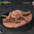 Triceratops DnD Diorama - Pre-Supported image