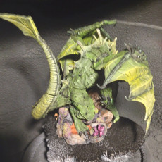 Picture of print of Kalothen, Poison Green Dragon (Pre-Supported)