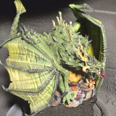 Picture of print of Kalothen, Poison Green Dragon (Pre-Supported)
