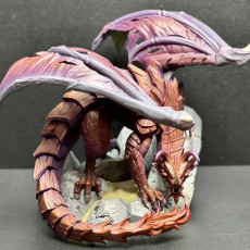 Picture of print of Tanvaala, Mountain Red Dragon (Pre-Supported)
