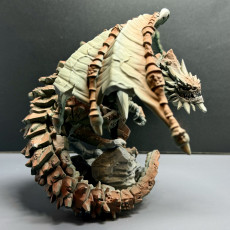 Picture of print of Mezsarg, Desert Brown Dragon (Pre-Supported)