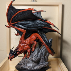 Picture of print of Ancient Red Dragon - Tabletop Miniature (Pre-Supported)