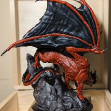 Picture of print of Ancient Red Dragon - Tabletop Miniature (Pre-Supported)