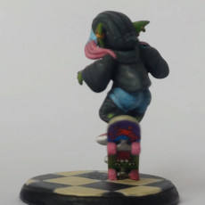 Picture of print of Jane the Goblin Skateboarder
