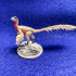 Troodon looking 1-35 scale pre-supported dinosaur print image