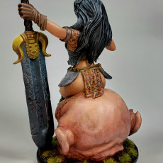 Picture of print of Beatrix Barbarian Slayer [Pre-Supported] (75/100mm)