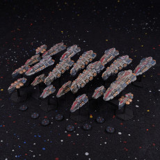 Picture of print of SCI-FI Ships Fleet Pack - Imperial Hemina - Presupported