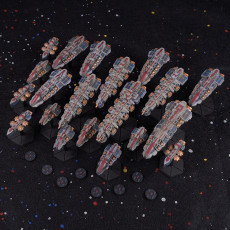Picture of print of SCI-FI Ships Fleet Pack - Imperial Hemina - Presupported
