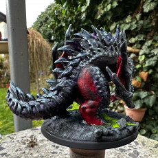 Picture of print of FREE Siege Wyvern STL| PRESUPPORTED | Dragon Trappers Lodge