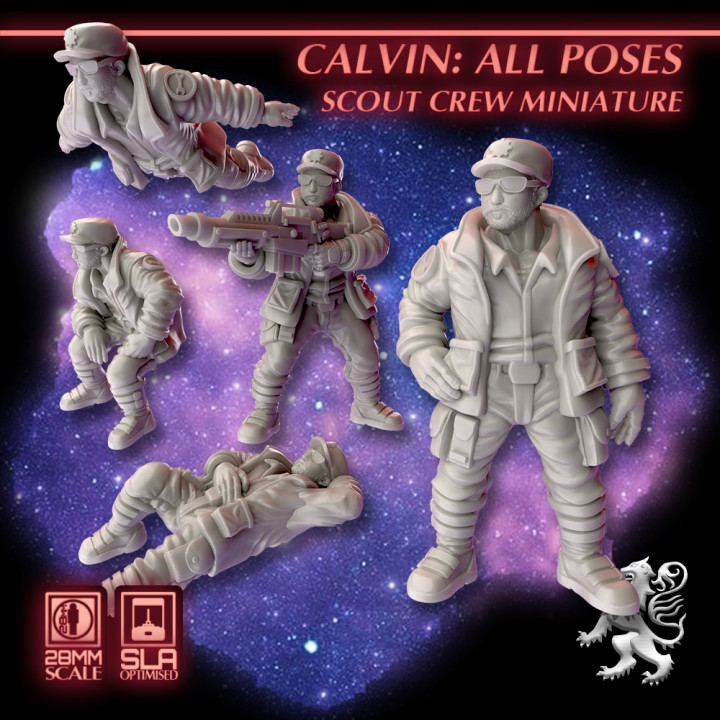 Calvin: All Poses Scout Crew Miniature's Cover