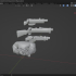 6-15mm Trench Weapons Blender File BB-1 image