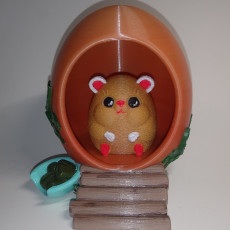 Picture of print of Hamster Hide Out