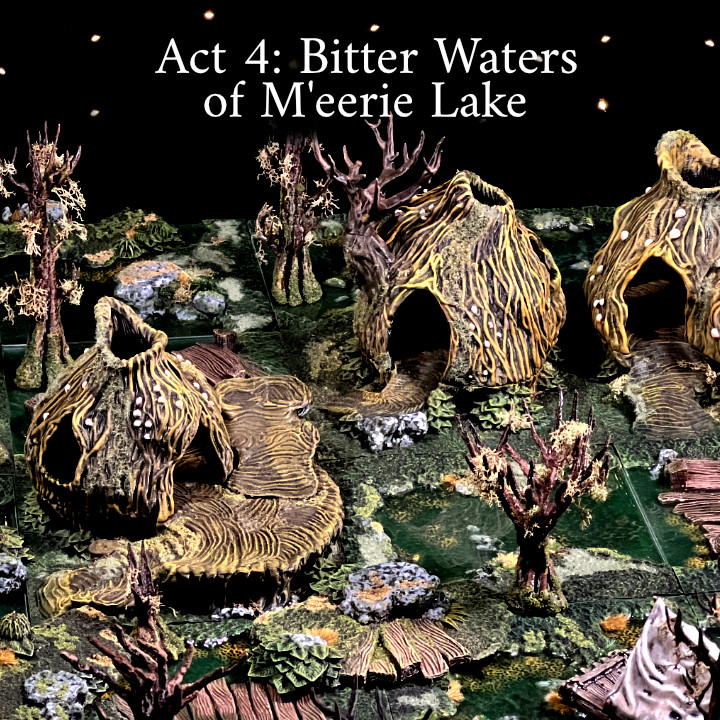 Mystic-Realm's Act 4: Bitter Waters of M'eerie Lake Terrain Set's Cover