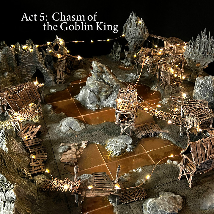 Mystic-Realm's Act 5: Chasm of the Accursed Goblin King Massive Terrain Set's Cover