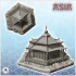 Asian temple with double staircase topped by a spire (37) - Asia Terrain Clash of Katanas Tabletop RPG terrain China Korea image