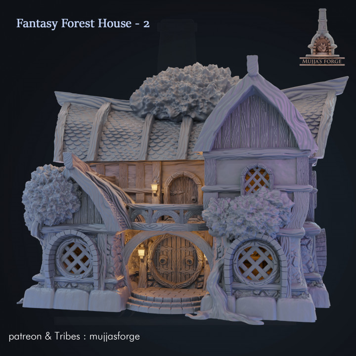 Fantasy forest house - 2's Cover