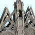 Gothic building with sophisticated arch 19 - Middle Age SAGA Medieval Fantasy Building Tabletop image