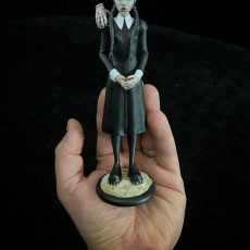 Picture of print of Wednesday Addams fanart sculpt