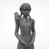 Wednesday Addams fanart sculpt image