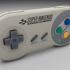 Super Nintendo Controller 3D Model image