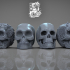 Calaveras - Set of 4 Deco Skulls image