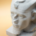 Amenemhat III Bust Statue Ancient Egyptian Sculpture image