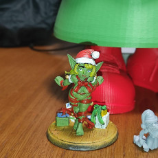 Picture of print of Holiday Goblin Pinup