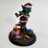 Holiday Goblin Pinup print image