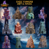 Set 2: Races Dice Towers - SUPPORT FREE! image
