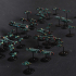 SCI-FI Ships Fleet Pack Frontiers - Anglo-European Alliance - Presupported print image