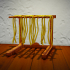 WOODEN COLLAPSIBLE PASTA & SPAGHETTI DRYING RACK image