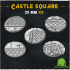 Castle Square (Big Set) - Wargame Bases & Toppers 2.0 image