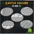 Castle Square (Big Set) - Wargame Bases & Toppers 2.0 image